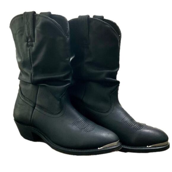 Shyanne Women's Boots Patsy Slouch Western Cowboy Medium Toe Black Size 10 - Picture 13 of 14